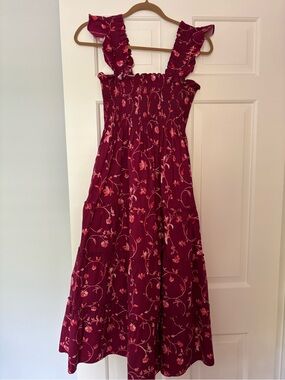 open lace back dress Miley Gingham Midi Dress  Blue Magnolia